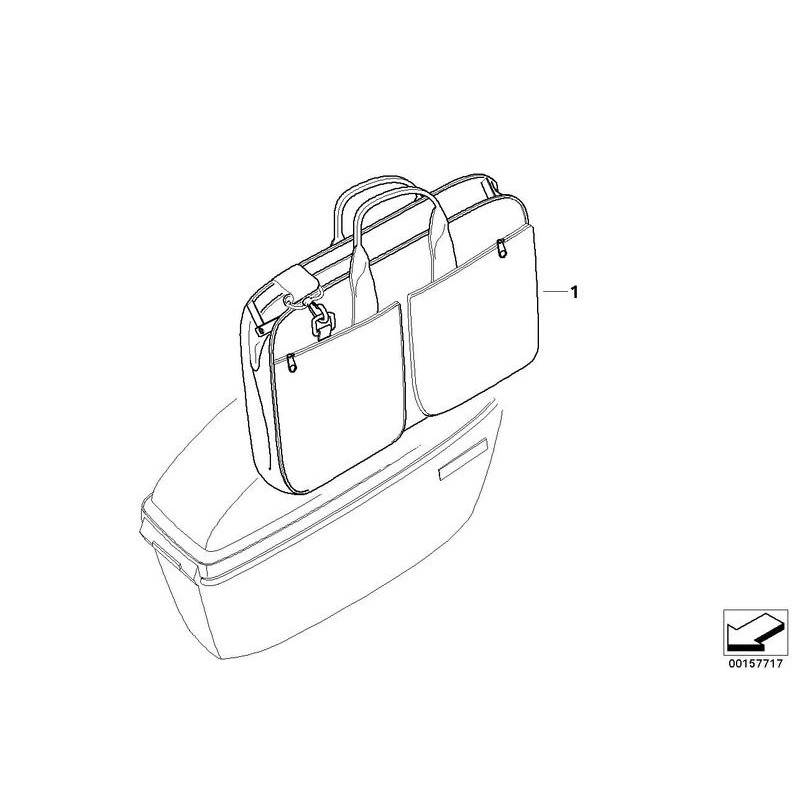 BMW F 750 GS liner for variable case and variable top box