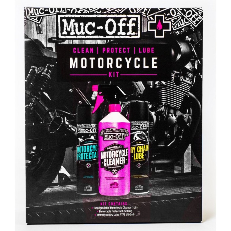 MUC-OFF MOTORCYCLE CLEAN PROTECT AND LUBE KIT