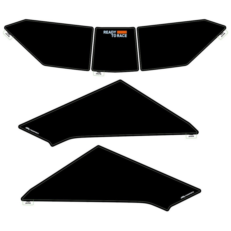 Fuel tank protection sticker kit