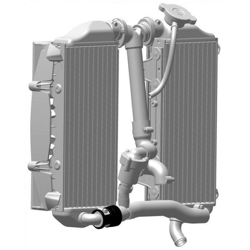 Radiator hose protection